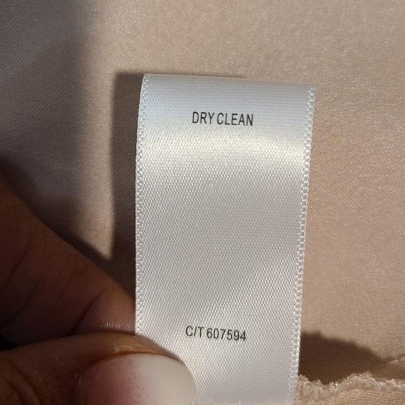 Taylor satin champaign color dress size 14P - Picture 9 of 15